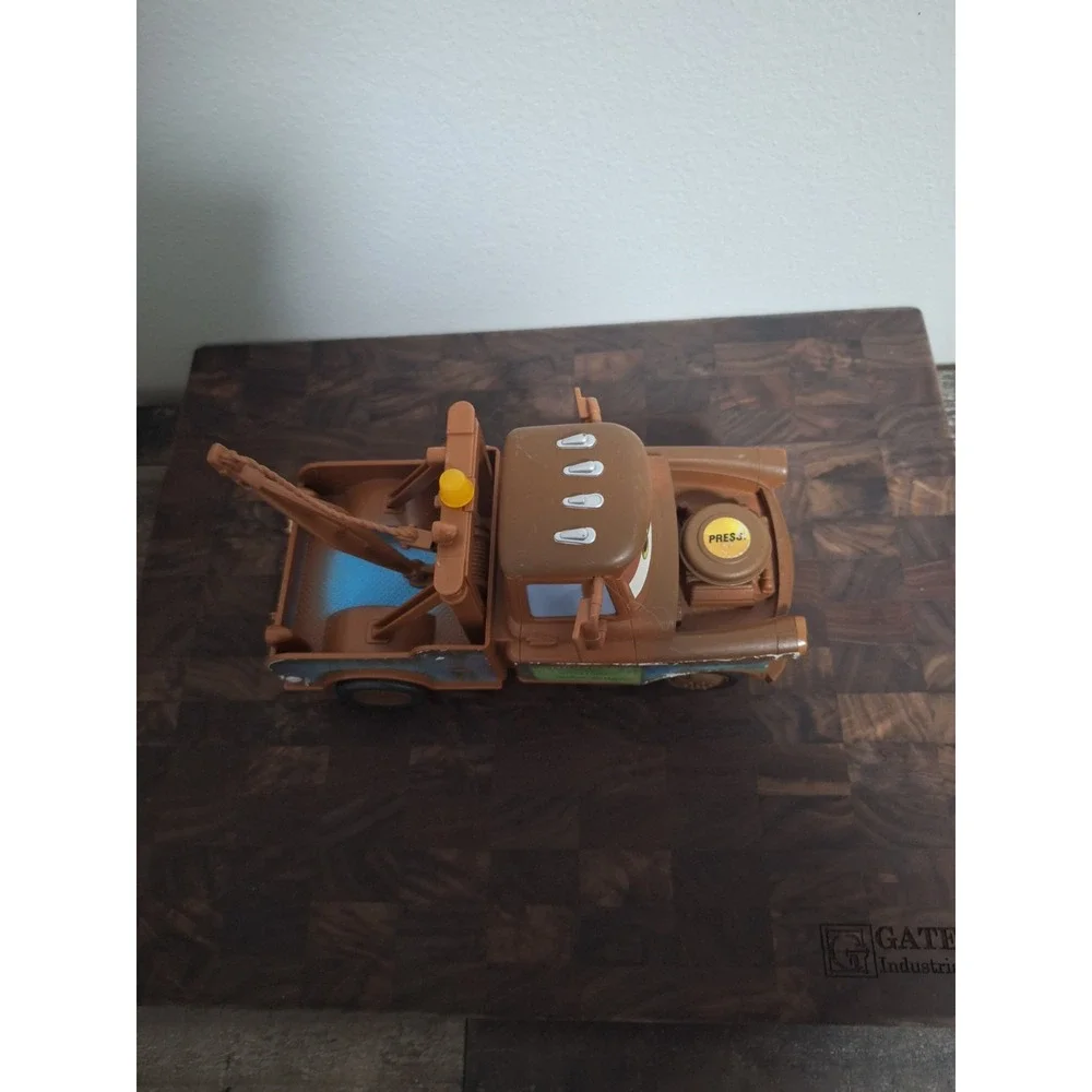 Disney Pixar Cars Light Up Tow Mater Tow Truck Engine Press Sound Toy